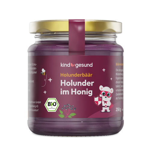 Bio-Holunder im Honig - kindgesund®