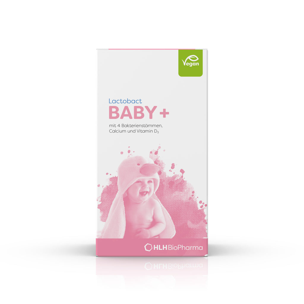 Vorderseite Produktverpackung Lactobact Baby +