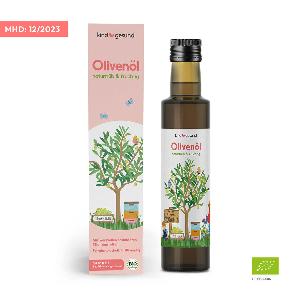 Bio-Olivenöl für Kinder - kindgesund® - kindgesund - Natürliche und gesunde Produkte für Kinder