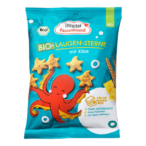 Bio-Laugen-Sterne mit Käse - kindgesund - Natürliche und gesunde Produkte für Kinder