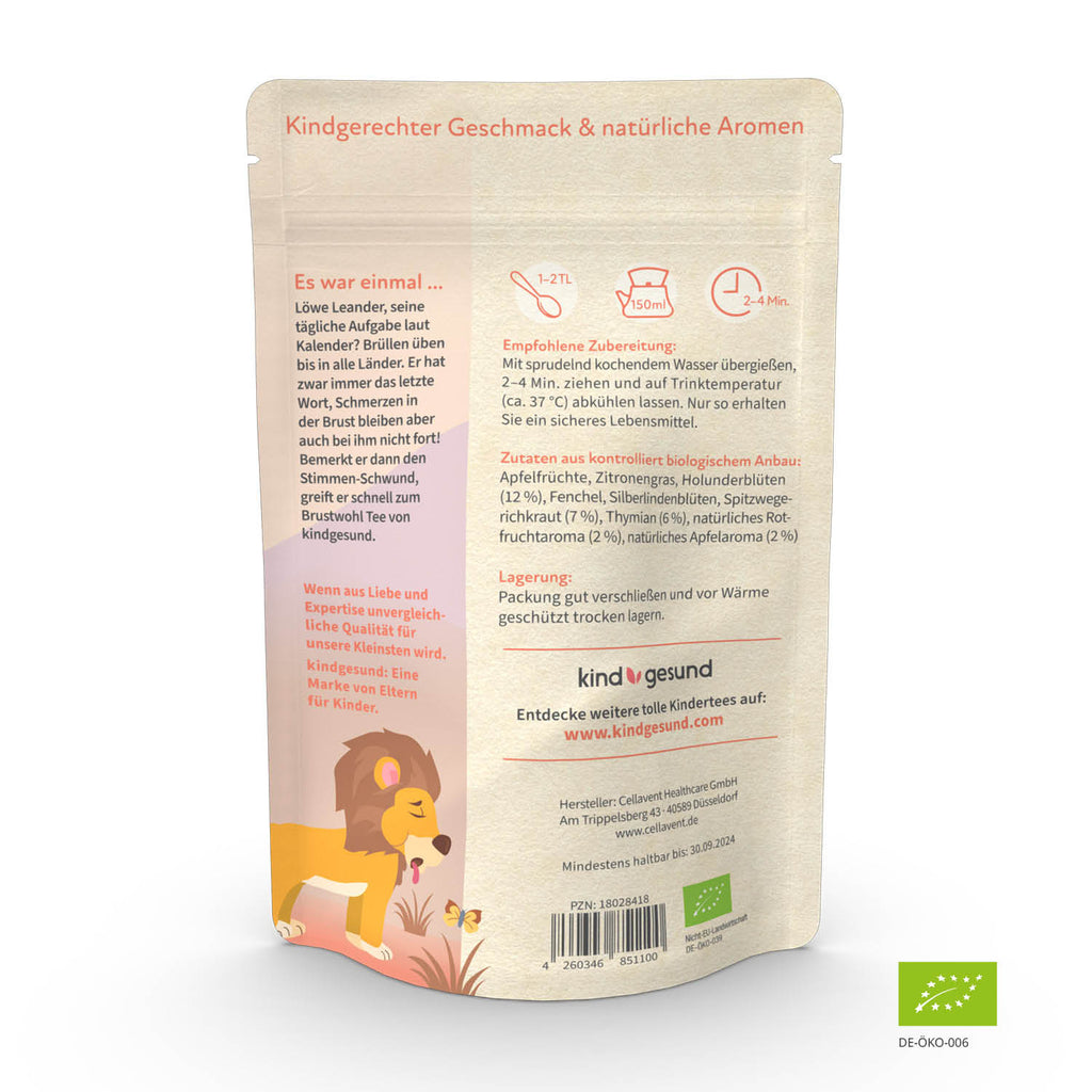 Bio-Brustwohl Tee - kindgesund® - kindgesund - Natürliche und gesunde Produkte für Kinder