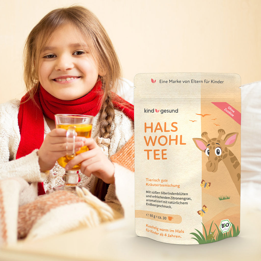 Bio-Halswohl Tee - kindgesund® - kindgesund - Natürliche und gesunde Produkte für Kinder