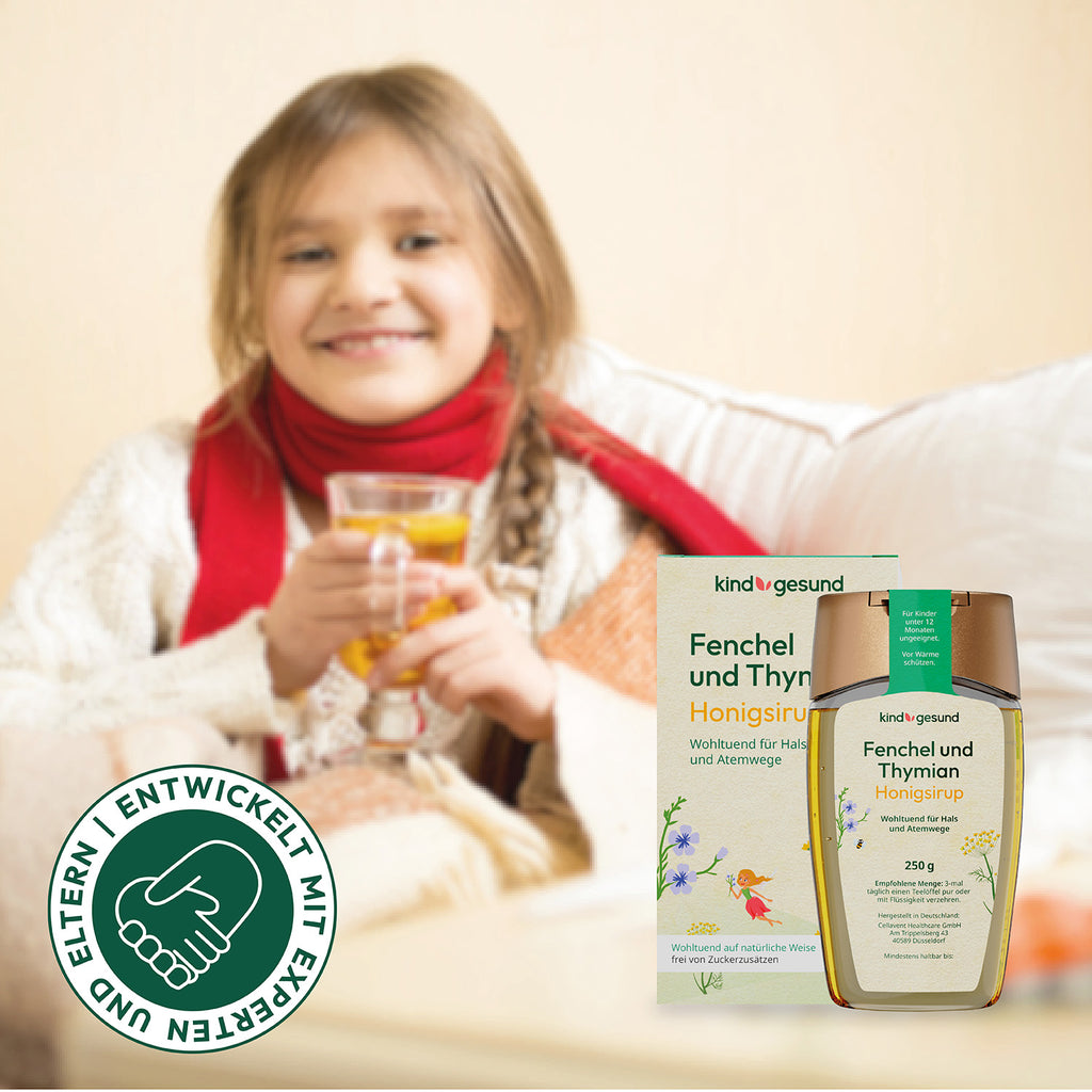 Bio-Fenchel und Thymian Honigsirup - kindgesund® - kindgesund - Natürliche und gesunde Produkte für Kinder