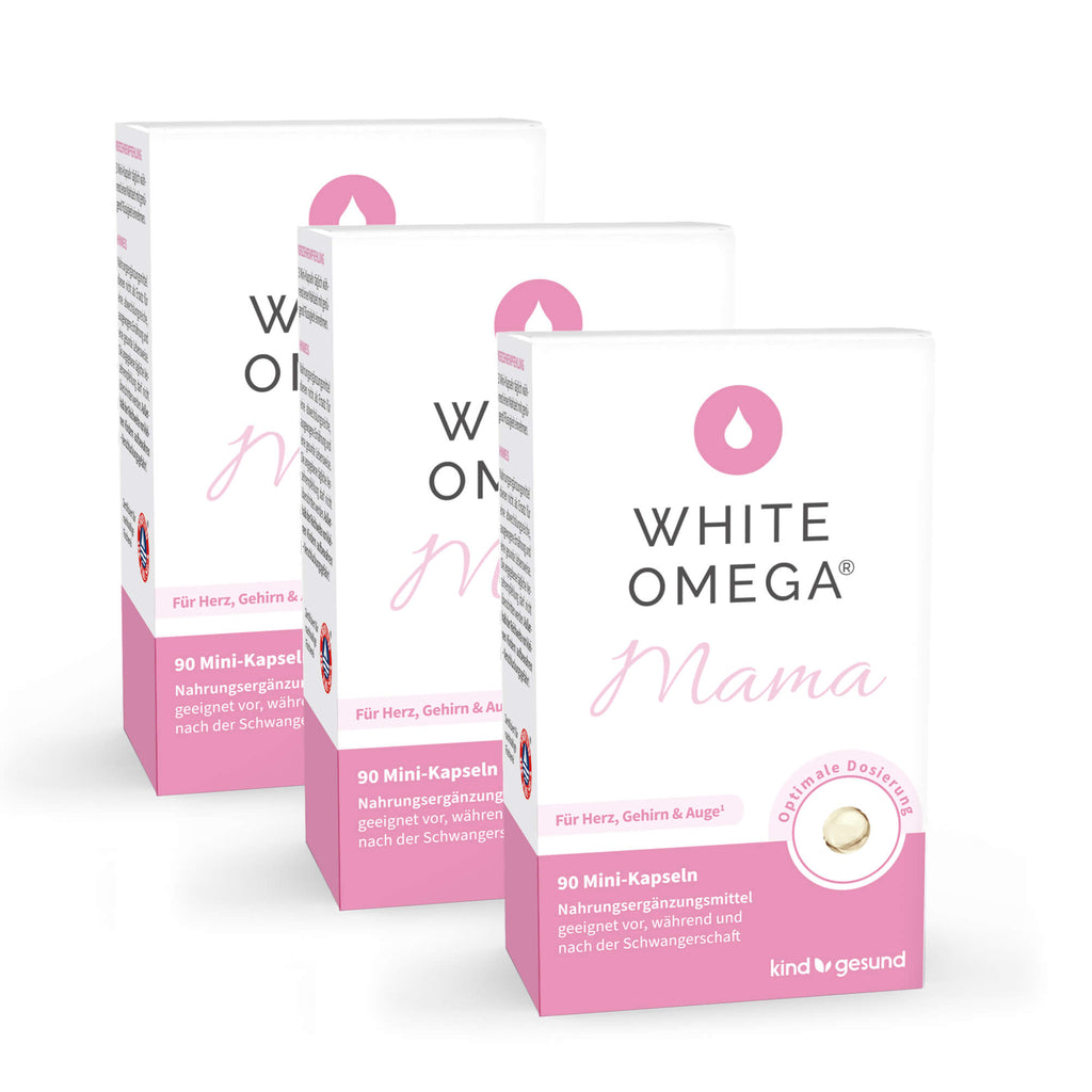 Dreier Set WHITE OMEGA® Mama Omega-3
